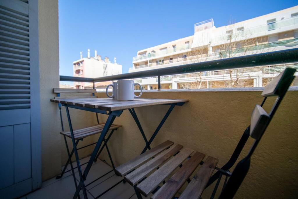 Appartement Tout Equipe Balcon 4 Pers St Charles Marseille Luaran gambar